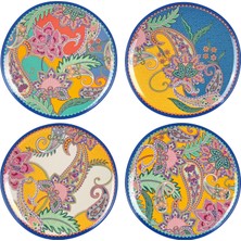 LuckyArt Paiselle Melamin 4lu Tabak Seti 26CM