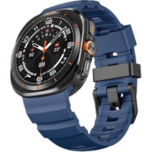 Nezih Case Samsung Galaxy Watch Ultra 47MM Uyumlu Yumuşak Silikon Kordon