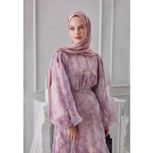 Ges Shop Kadın Pembe Renk Abiye Janjan Şal