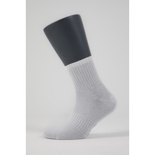 Airlife Sportswear Erkek Crop Boy Çorap 3'lü Set Beyaz