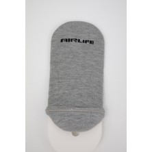 Airlife Sportswear Erkek Sneakers Çorap 3'lü Set Gri