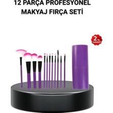 Marsilyan 12’li Profesyonel Makyaj Fırça Seti – Dökülmeyen Yumuşak Kıllı Ergonomik Tasarım