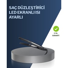 Marsilyan 2025 Yeni Seri Dijital Ekranlı Isı Ayarlı Saç Düzleştirici Titanyum Kaplama A Kalite Ieg