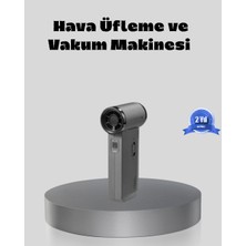 Marsilyan Şarjlı 130000 Rpm Hava Üflemeli ve Vakumlu Araç Ev Temizlik Makinesi Ieg