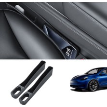 Ramm Tesla Model Y - Model 3 Kapı Kenarı Bardaklık ve Düzenleyici - Siyah - 2 Adet Set
