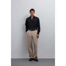 Antioch Taş Relax Fit Baggy Pilili Erkek Pantolon