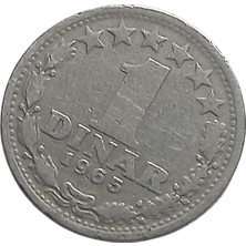 Yediotuz Digital Pazarlama 1965 Yugoslavya1 Dinar Yabancı Koleksiyon Madeni Para Antika Eski Hediye Para