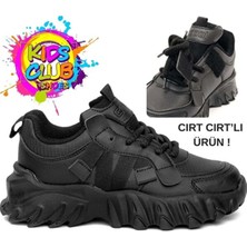Papuccum Ortopedi Çocuk Bağcık Görünümlü Cırtlı Sneaker Ortopedik Çocuk Spor Ayakkabı