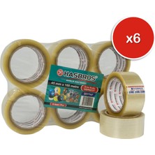 Hasbros 45MMX100M Koli Bandı - 6 Adet