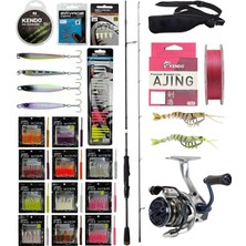 Yek Outdoor Yekoutdoor Ultra Lrf Seti Savage Gear Sg2 Ultra Light Game 2.13M 2-10GR &okuma Safyre 2500A Olta Makinesi