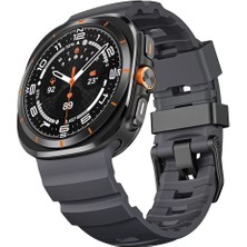 Nezih Case Samsung Galaxy Watch Ultra 47MM Uyumlu Yumuşak Silikon Kordon