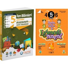 Lodos Yayınları Çanta 5. Sınıf Fen Bilimleri Etkinlikli Kazanım ve Lodos Eğlenceli Paragraf Soru Bankası Seti 2 Kitap