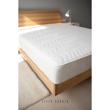 Sleep Garden %100 Pamuk Üst Kumaş Kapitoneli Kalın Full Kenar Sıvı Geçirmez Alez