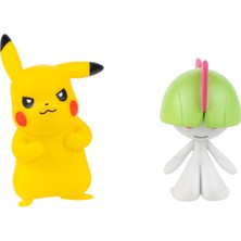 Pokemon Battle Figürler PKW4059 - Ralts ve Pikachu