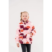 Eray Kids Kız Çocuk Dik Yaka Stoperli Büyük Cepli Peluş Polar Ceket