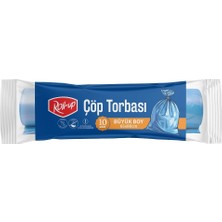 Roll-Up Çöp Torbası Büyük 65X80CM 10 Adet