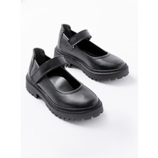 Kız Çocuk Ortopedik Kaydırmaz Taban Babet