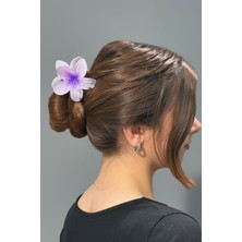 Aslı Kiraz Jewerly Kadın Büyük Boy Lila Lotus Toka