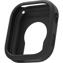 Akare Redmi Watch 6 Yumuşak Tpu Silikon Kasa Koruyucu Zore Watch Gard 41 - Siyah