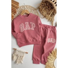 BeU Kids Kız Çocuk 3 Iplik Şardonlu %100 Pamuk Eşofman Takım