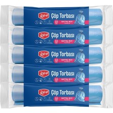 Roll-Up Çöp Torbası Battal 72X95CM 10 Adet x 5 Paket