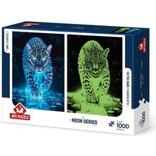 Art Puzzle Mavi Jaguar 1000 Parça Neon Puzzle