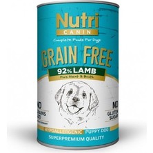 Nutri Canine Tahılsız Kuzulu Yavru Köpek Konservesi 400 Gr