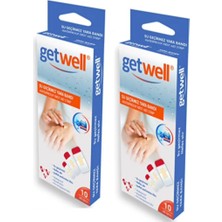 Getwell ( 2 Adet ) Getwell Su Geçirmez Yara Bandı 10 Adet