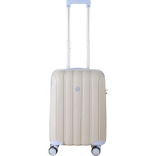 Mçs Kabin Boy Kırılmaz Silikon Seyahat Valizi Bavulu V305