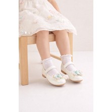 Minibonito  Kız Çocuk Masal Şıklığı: Fiyonk Figür Detaylı Babet