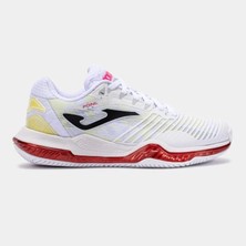 Joma Point Lady TPOILW2502AC Kadın Toprak & Sert Kort Tenis Ayakkabısı - Beyaz