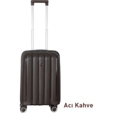 Mçs Kabin Boy Kırılmaz Silikon Seyahat Valizi Bavulu V305