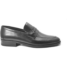 Onlo Ayakkabı NL.100 Hakiki Deri Siyah Klasik Erkek Ayakkabı