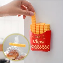 Halımax Patates Magnet Poşet Klipsi Buzdolabı Mıknatıslı Poşet Ağzı Sıkıştırma Ambalaj Kapatıcı Seti 12 Adet
