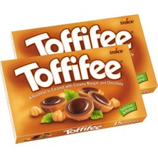 Storck Toffifee Karamelli Çikolata 125 G x 2 Şeker İçeren Lezzetli Fındık Dolgulu
