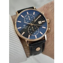 Hislon Orijinal Deri Kordon Su Geçirmez Erkek Kol Saati ILKMS200R-04BR