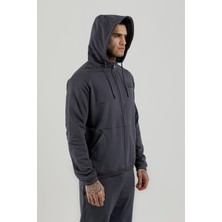 Airlife Stronger High Rsı 5 7 Tam Boy Fermuarlı Erkek Kapüşonlu Sweatshirt Füme