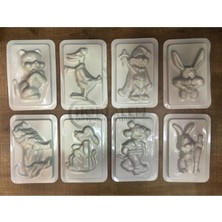 Hobialem 24 Adet, Alçı Kalıbı, Seramik Kalıbı, 8 Farklı Model, Iş Eğitimi, El Sanatları