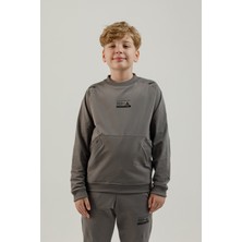 Airlife Stronger High Rsı 5 7 Sıfır Yaka Genç Çocuk (Erkek) Sweatshirt Gri