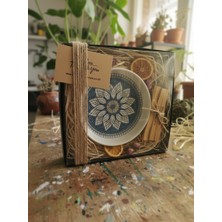 Nomad Palo Santo Dilek Seti - Seramik Tütsülük + Palo Santo (Aşk, Sağlık, Mutluluk) -Hediyelik Kutu