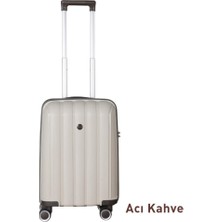 Mçs Kabin Boy Kırılmaz Silikon Seyahat Valizi Bavulu V305