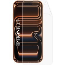 Elixem İphone 17 Uyumlu 9H Düz Şeffaf Ekran Koruyucu Temperli Cam