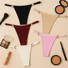 Mavi Qumsal Ribana Halkalı Tanga 5'li Set