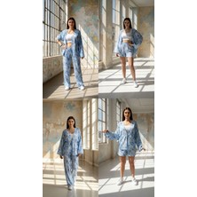 Divinus Kimonolu 5'li Pijama Takım