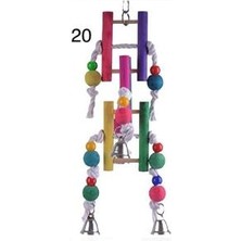 Papağan Tünek Oyuncağı Kuş Tüneği 20