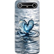 Senada Tecno Spark Slim 5g (Km9) Kılıf Desenli Baskılı Tpu Rubber Kapak Aşkdamlası