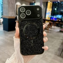 KumOziShop iPhone 16 Promax Uyumlu Magsafe Özellikli 17 Görünümlü Kamera Korumalı Elmas Taşlı Premium Kılıf