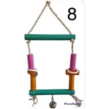 Papağan Tünek Oyuncağı Kuş Tüneği 8