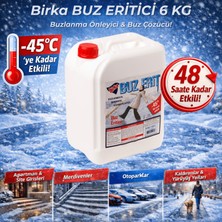 Birka Buz Eritici 6 kg – Buzlanma Önleyici ve Buz Çözücü, -45°c, Magnezyum Klorürlü