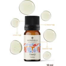 Monoville Enerji Uçucu Yağ Karışımı 10 ml %100 Doğal (Energy Essantial Oil Blend)